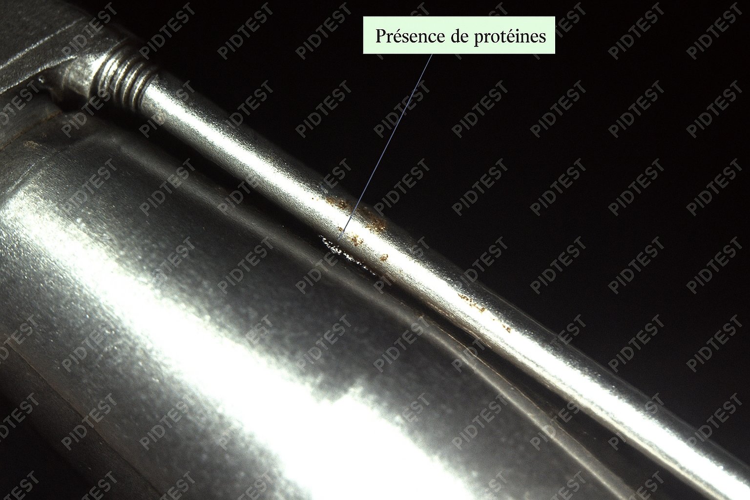 Biofilm sur canal de spray